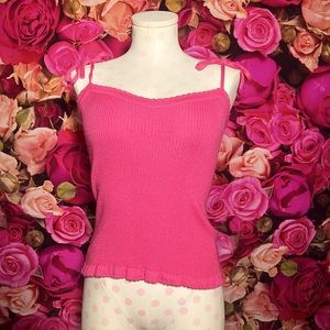 Oscar de la Renta pink top